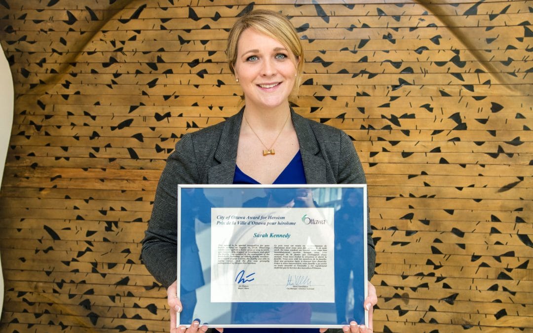 Special Constable Sarah Kennedy recognized with Award for Heroism
