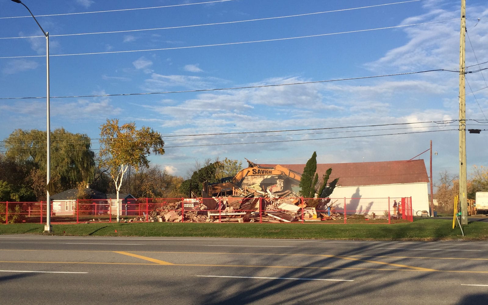 Demolition of Scissons House, 910 March Road