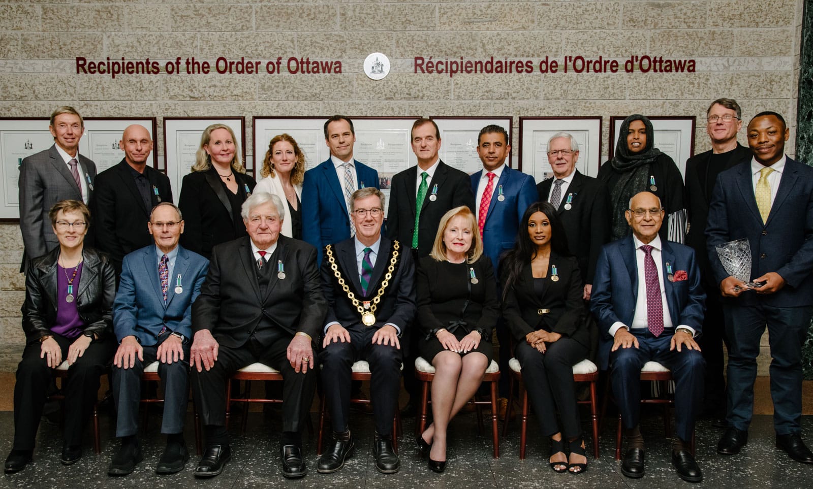 2019 Order of Ottawa induction ceremony. Photo credit: City of Ottawa