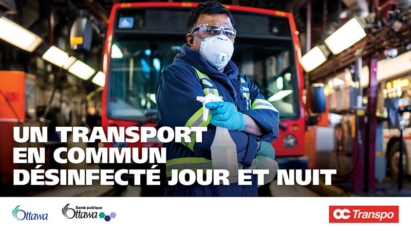 Un transport en commun déinfecte jour et nuit