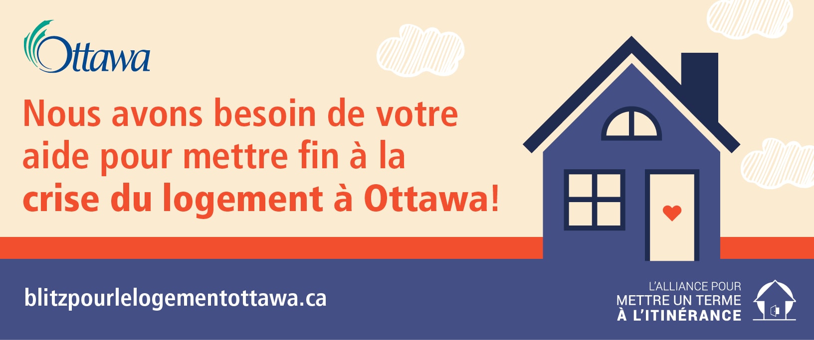 Nous avons besoin de votre aide pour mettre fin à la crise du logement à Ottawa!