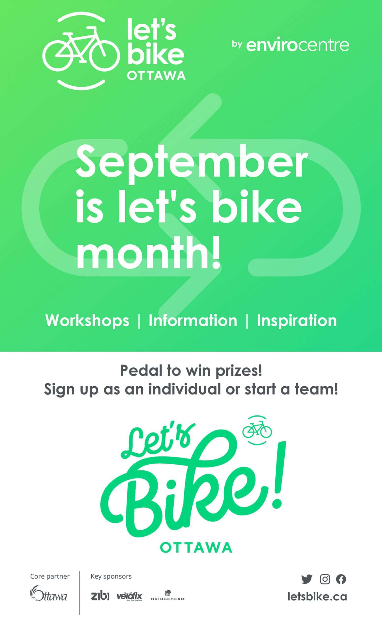 September is Let's Bike Month!