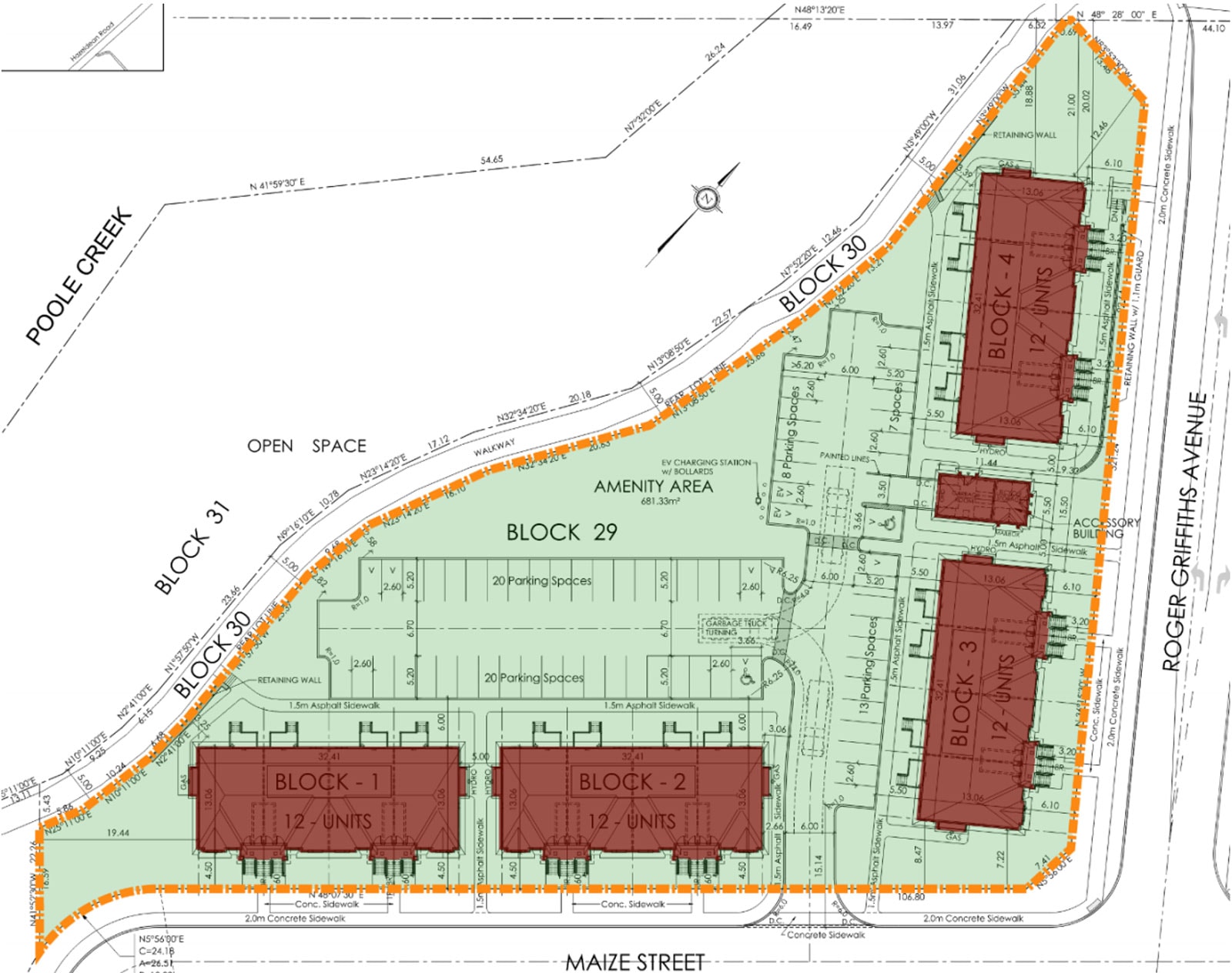 1620 Maple Grove site plan