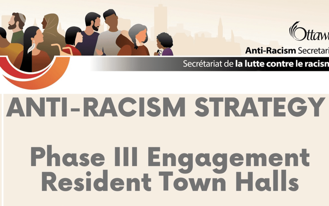 Anti-Racism Strategy public town halls January 15 and 20