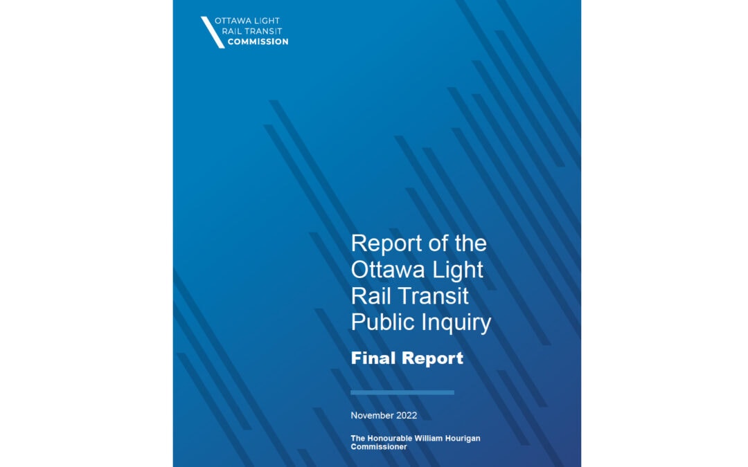 NOTEBOOK: Some first thoughts on the LRT Public Inquiry Report