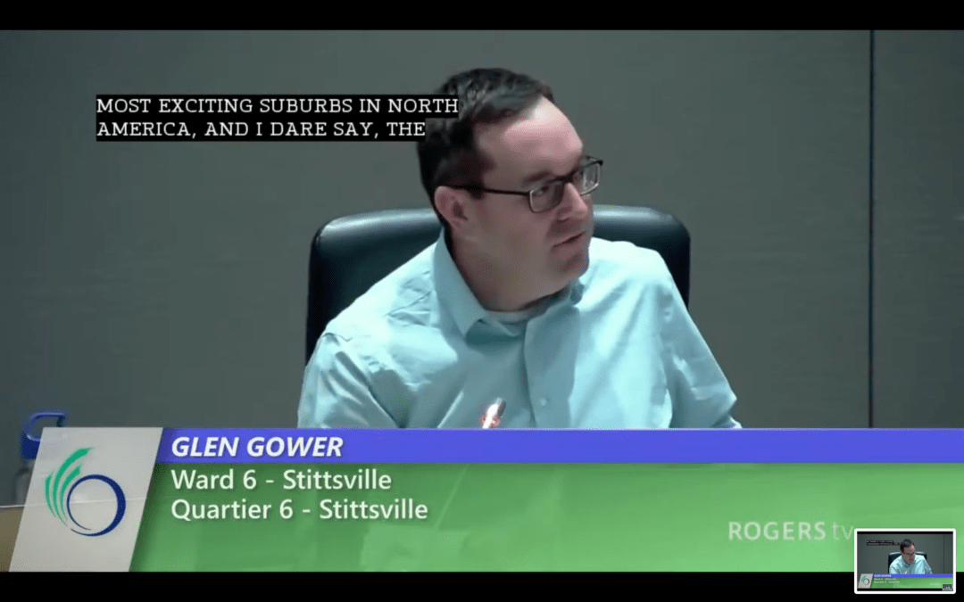 NOTEBOOK: Stittsville priorities and my message to Council