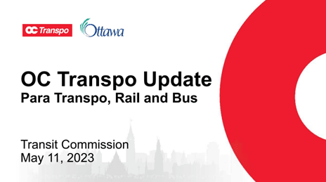NOTEBOOK: Recap of Transit Commission on May 11, 2023