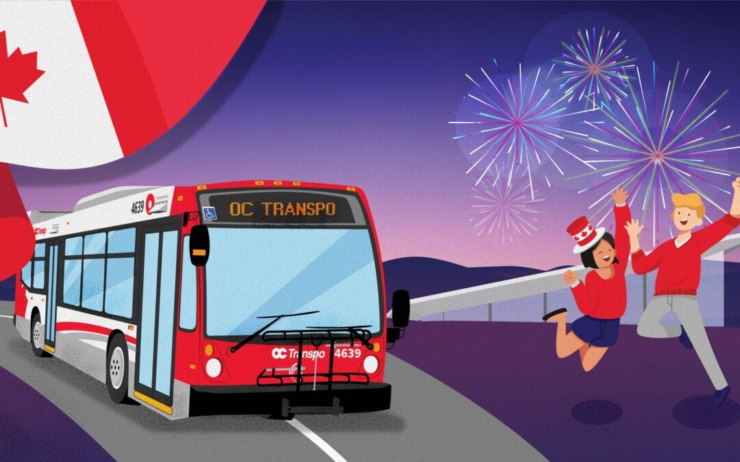 Free OC Transpo service on Canada Day