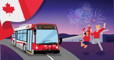 OC Transpo Canada Day free service