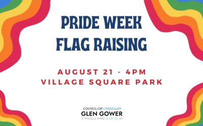 AUGUST 21: Pride Week Flag Raising Ceremony in Stittsville