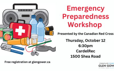 OCTOBER 12: Emergency Preparedness Workshop