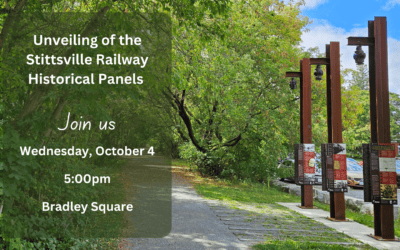 OCTOBER 4: Unveiling of the Stittsville Railway Historical Panels