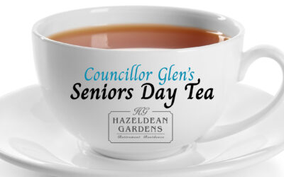 OCTOBER 1: Councillor Glen’s Seniors Day Tea