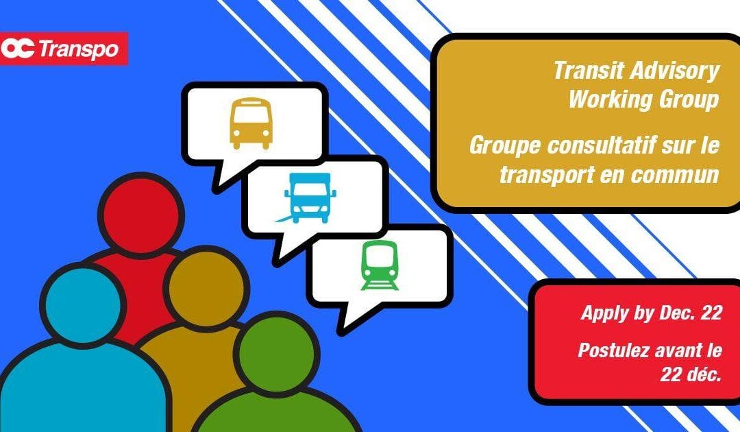 Recruitment for the Transit Advisory Working Group