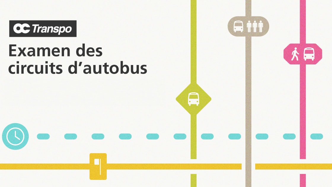 OC Transpo Examen des circuits d'autobus