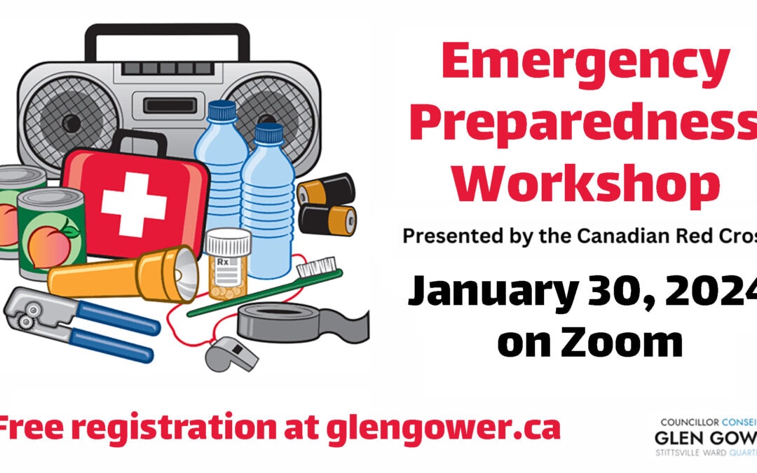 January 30: Emergency Preparedness Workshop