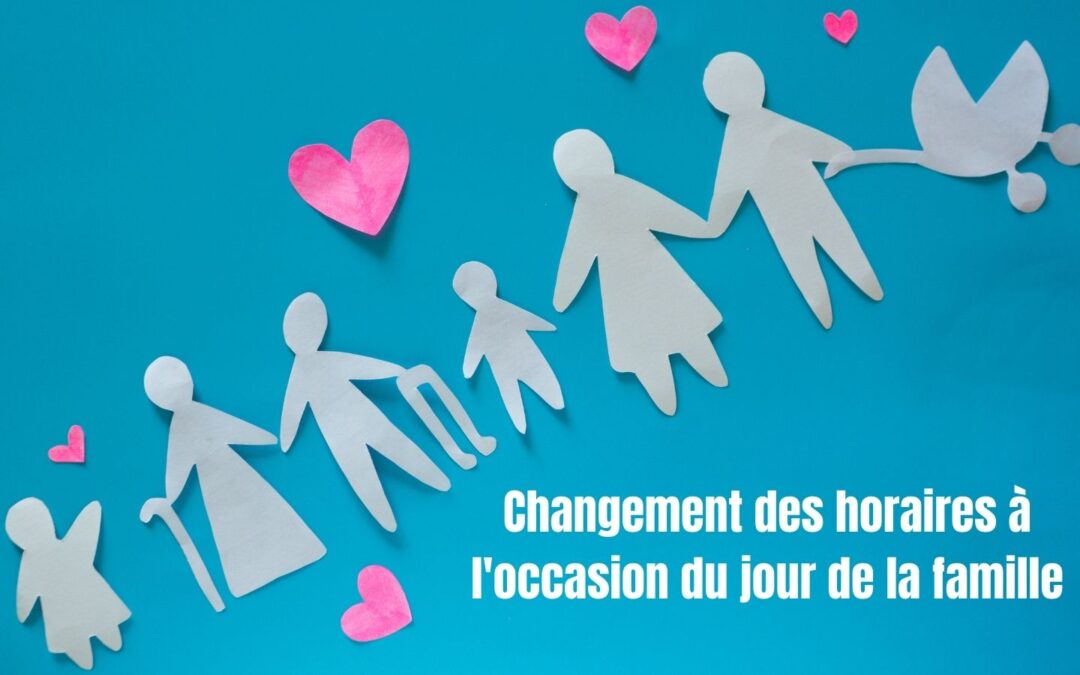 Family Day schedule changes (2024)