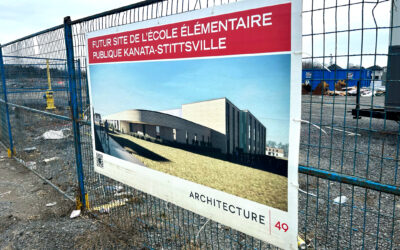 A map of all the land in Stittsville set aside for future schools
