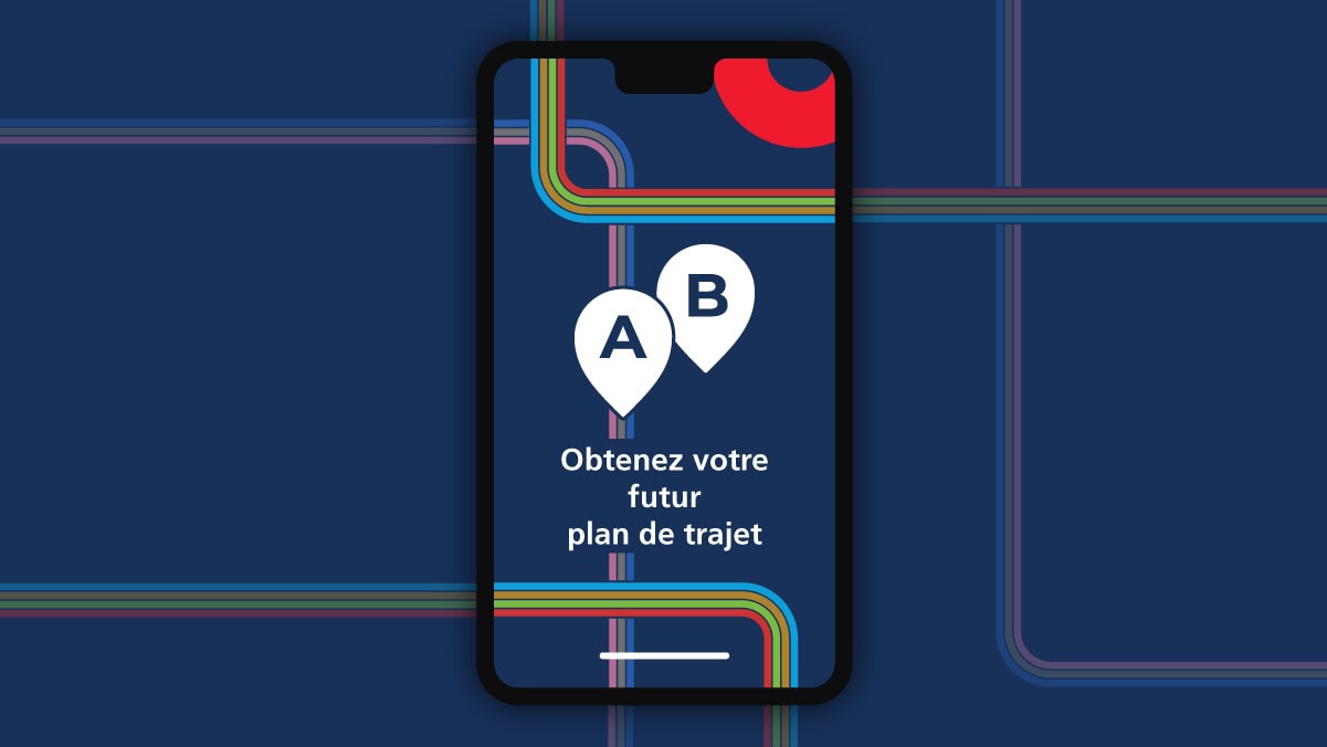 Obtenez votre future plan de trajet