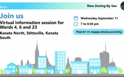 Update: New Zoning By-law info session on September 11
